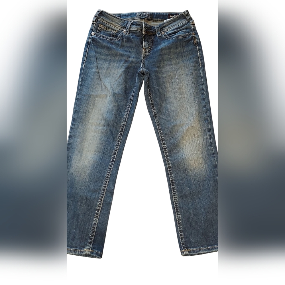 Silver Jeans Super Stretch Capri Aiko